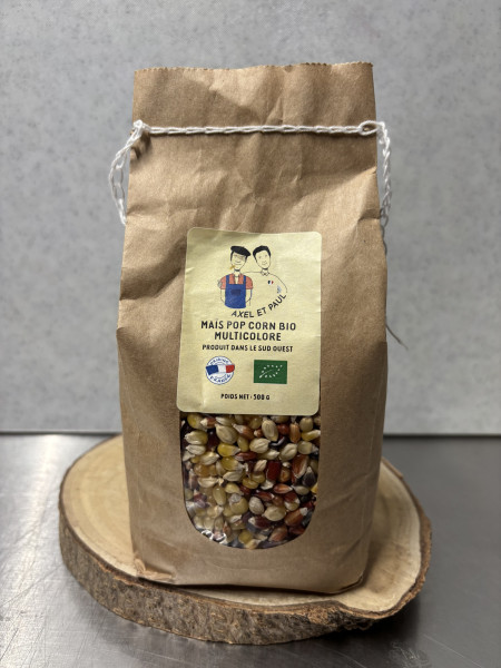 POP CORN MULTICOLORE BIO 500G