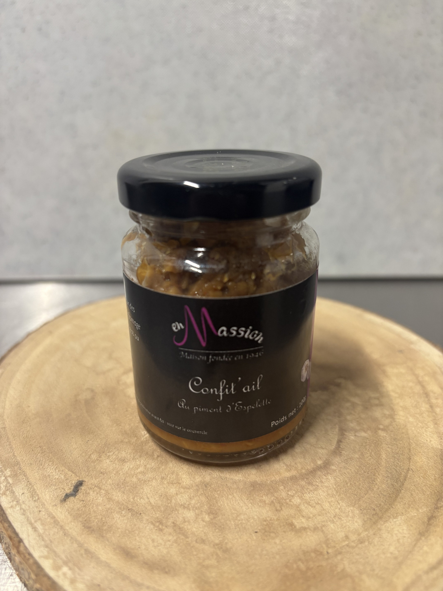 CONFIT AIL PIMENT ESPELETTE 100g