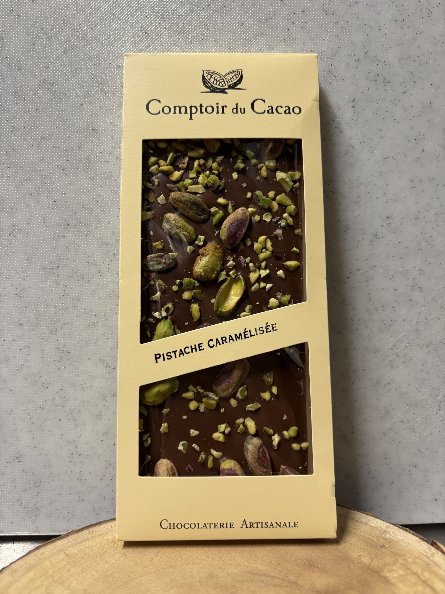 Chocolat pistache 90G