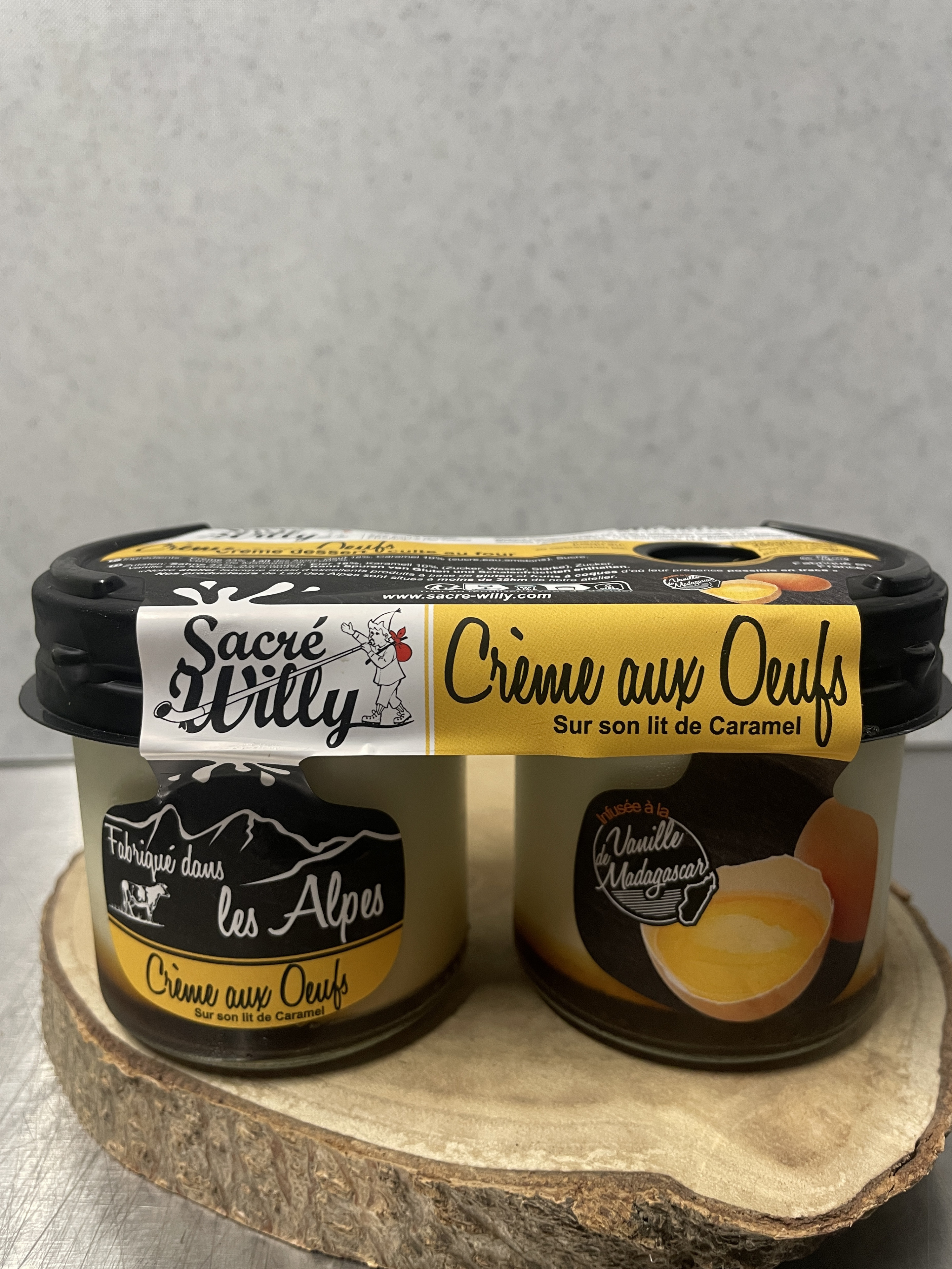 Crème aux oeufs duo