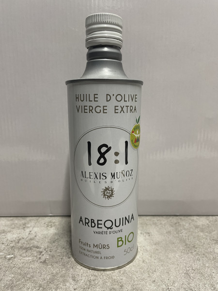 HUILE OLIVE ARBEQUINA 50cl