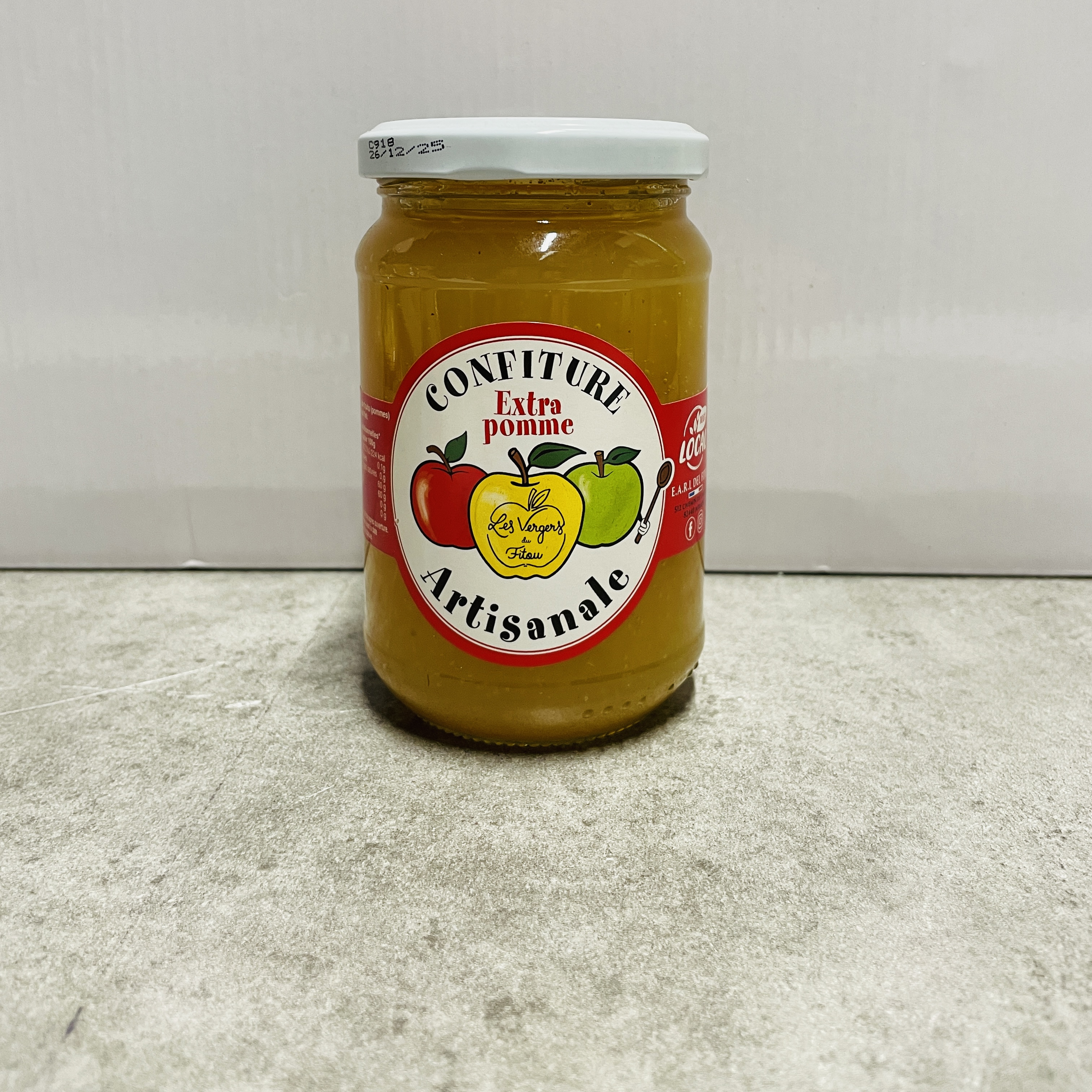 CONFITURE EXTRA DE POMME ARTISANALE 360gr